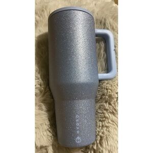 HydroJug 40oz ICE Traveler Tumbler Shimmer w Handle NEW Ice Blue